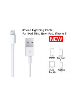 کابل سیم اوريجينال تبديل لايتنينگ به یو اس بی اپل کابل شارژ و دیتا ارجینال آیفون آیپد اپل طول 1 متر | Apple Original Lightning to USB Data Cable For Iphone Ipad 1m